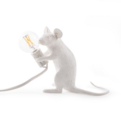 Mouse Lamp Tischleuchte sitzend mit USB Seletti 
